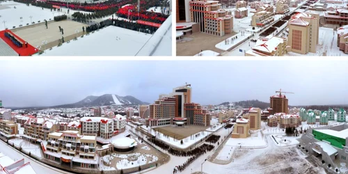 Orasul Samjyion Coreea de Nord 