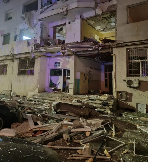 Blocul unde a avut loc explozia FOTO: ISU Brăila