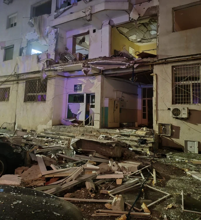 Blocul unde a avut loc explozia FOTO: ISU Brăila
