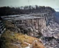 Cascada Niagara de pe partea americană a graniţei - secată artificial în 1969 Foto mashable com