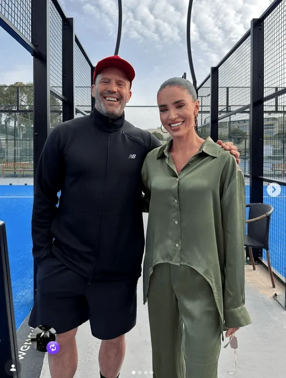 Adelina Pestrițu și Jason Statham - Foto: Instagram 