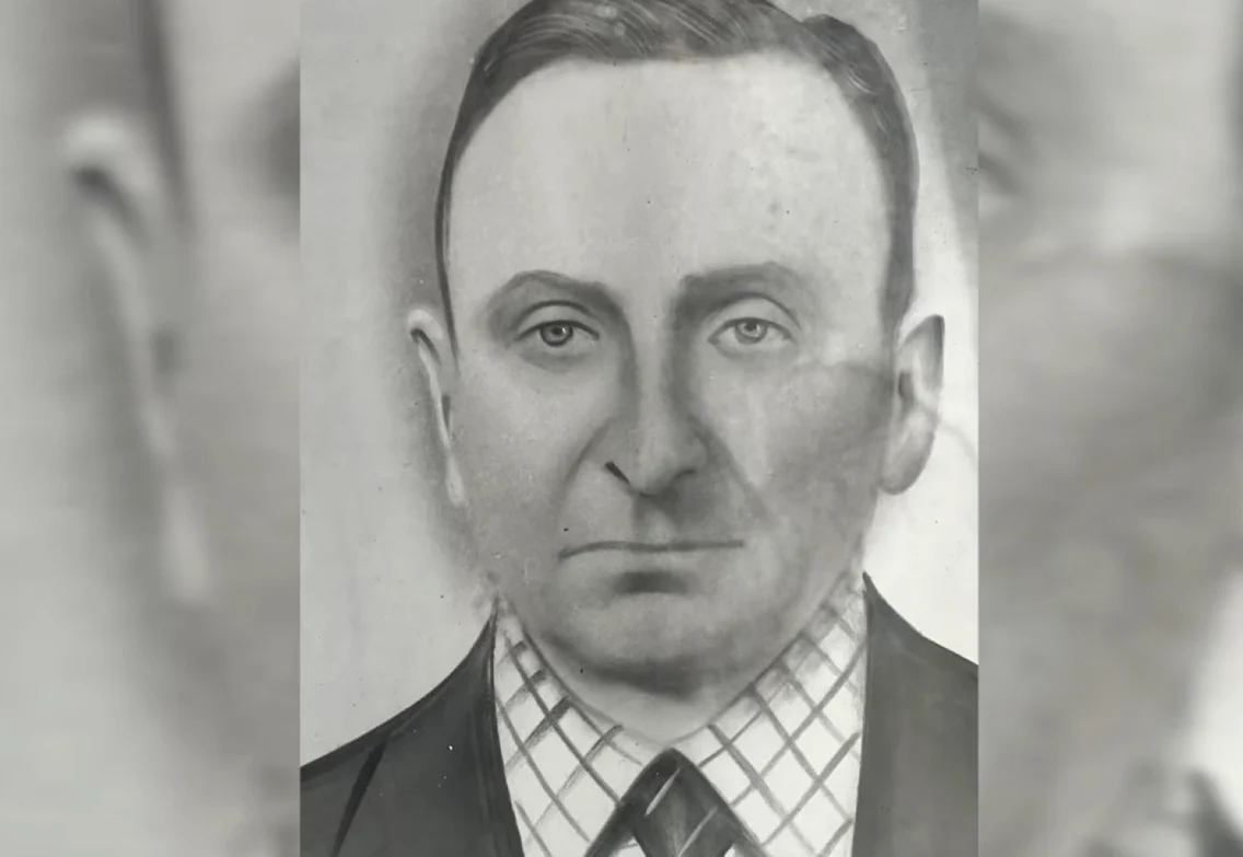 Cel mai vârstnic veteran de război din România - Ilie Ciocan de 109 ani din Galicea-Vâlcea  - în tinereţe Foto Arhiva personală