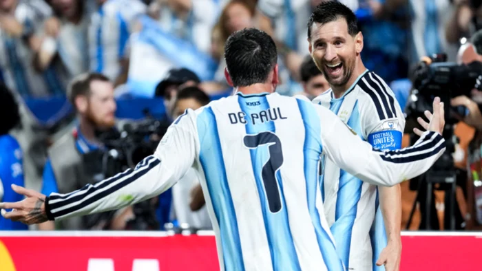 Messi a marcat trei goluri pentru Argentina Foto/Profimedia