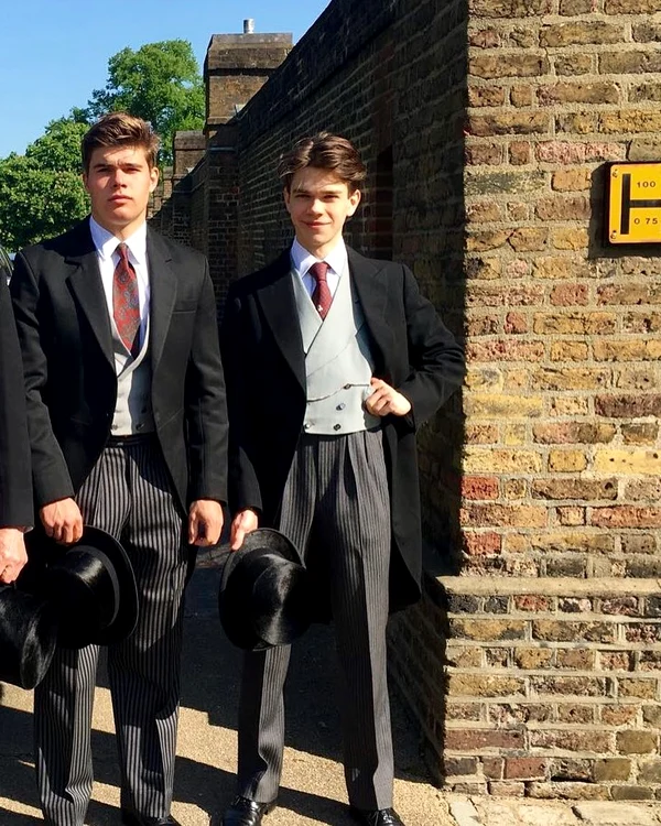 Arthur și Samuel Chatto, la nunta vărului lor, Prințul Harry, cu Meghan Markle. FOTO: Instagram