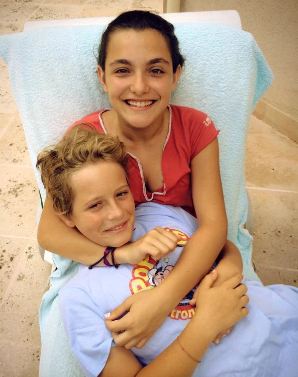 Alexia şi Aris, copiii Andreei Esca