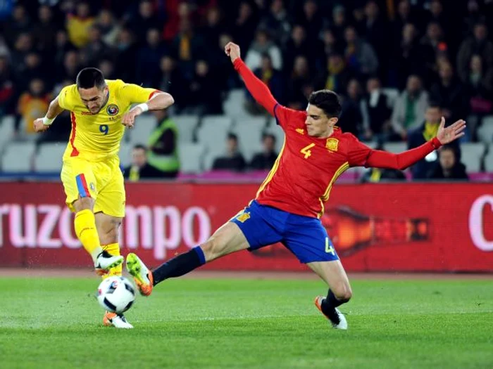 
    Florin Andone in meciul cu SpaniaFOTO: sportpictures.eu  