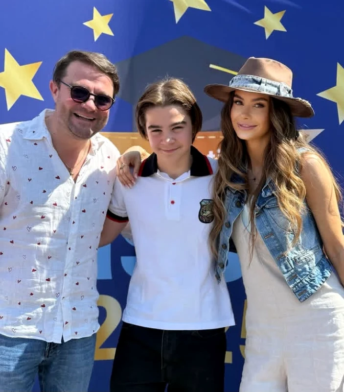 Fiul Grațielei și al lui Andrei Duban a terminat clasa a VII-a foto: Instagram