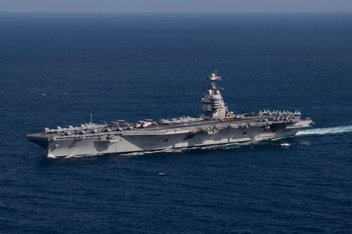 Noul portavion a fost trimis în Europa FOTO U.S. Navy/Jackson Adkins