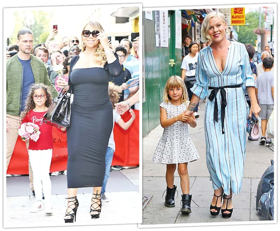 Mariah Carey  o vede pe  Monroe  un viitor  fotomodel  de succes. Pink şi fiica ei,  două prinţese  care prezintă  moda prin  New York