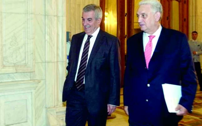 Călin Popescu Tăriceanu şi Ilie Sârbu FOTO Mediafax