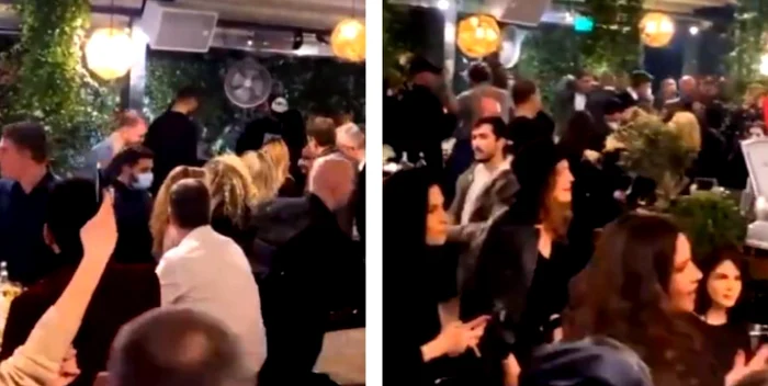 
    Petrecerea a fost oprită de oamenii legiiFoto: Captură Video  