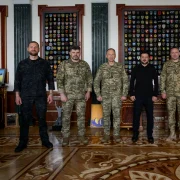 Zelenski schimbari la conducerea armatei Photo by the Presidential Office Press Service telegram webp