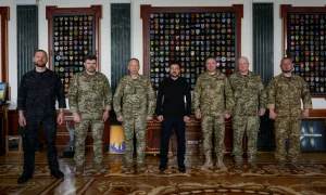 Zelenski schimbari la conducerea armatei Photo by the Presidential Office Press Service telegram webp