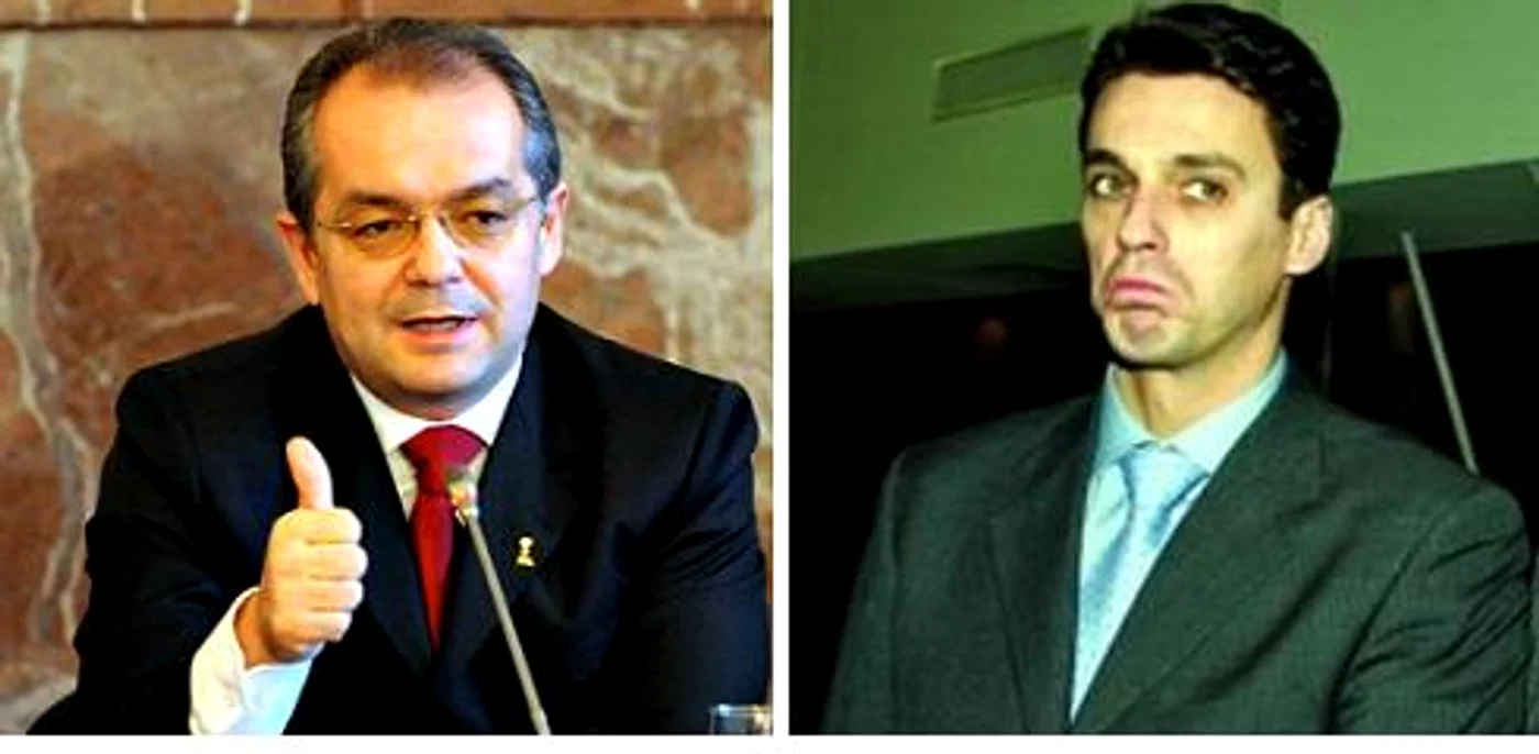 
    Emil Boc şi Mircea Badea  