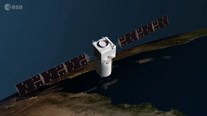 Satelitul va reintra în atmosferă deasupra Oceanului Atlantic. FOTO ESA