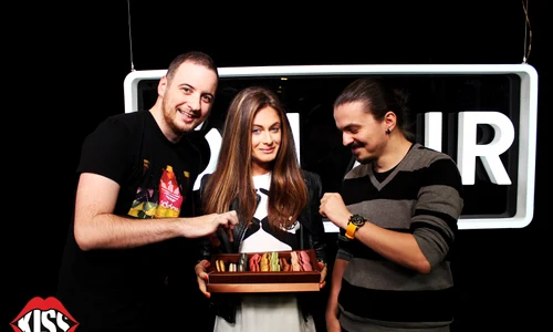 Raluka, alături de Sergiu și Andrei de la Kiss FM  jpeg
