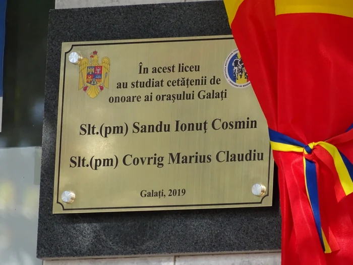 eroi liceu placa comemorativa Galati 2