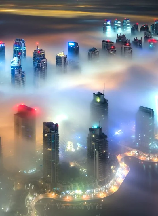 În Dubai se formează fenomene meteorologice unice