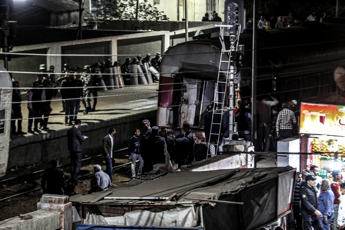 Accident feroviar Egipt   FOTO Profimedia 