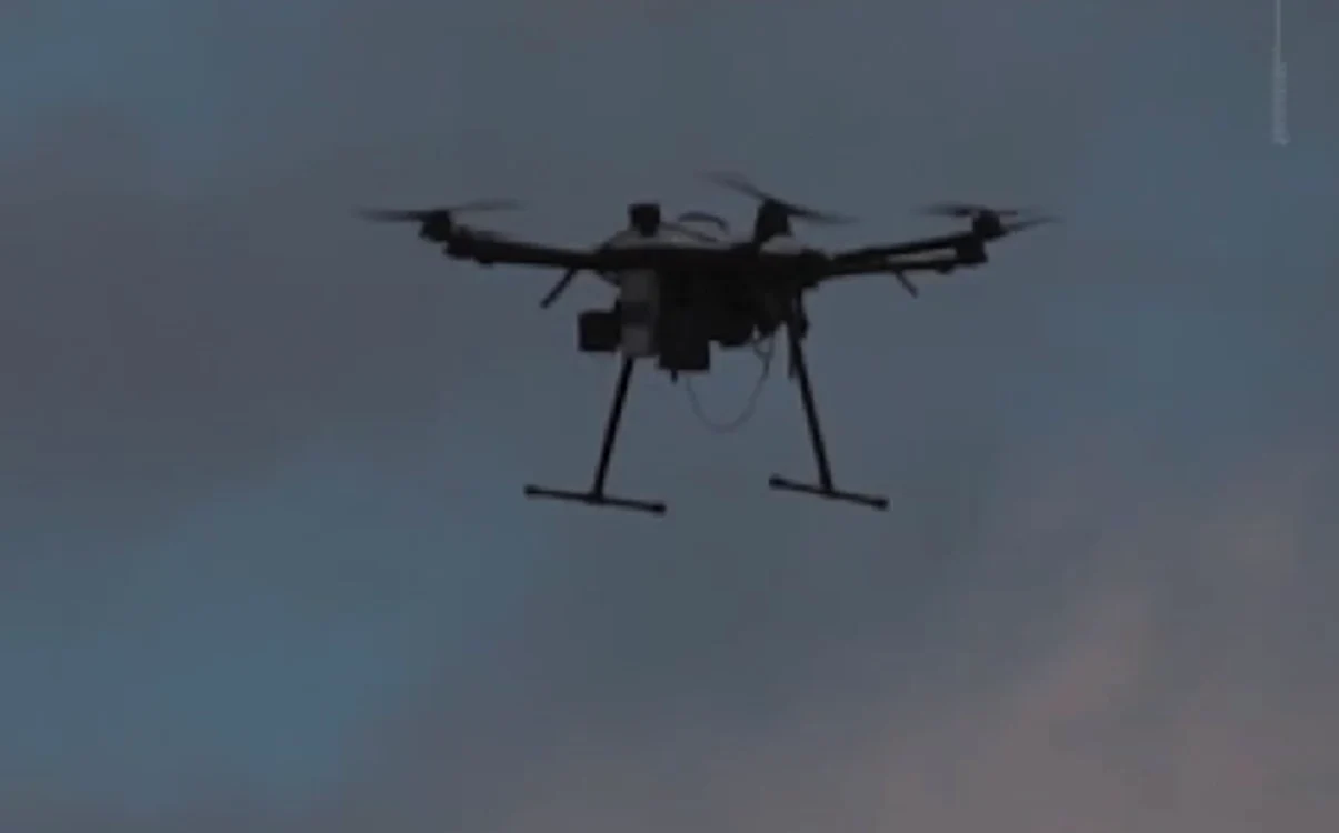 Sistemul „Vânătorul de drone” FOTO Captură Telegram