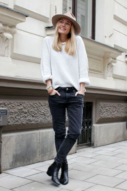 large Fustany Fashion Style Ideas What to Wear with Black Jeans Photos 10 jpg jpeg