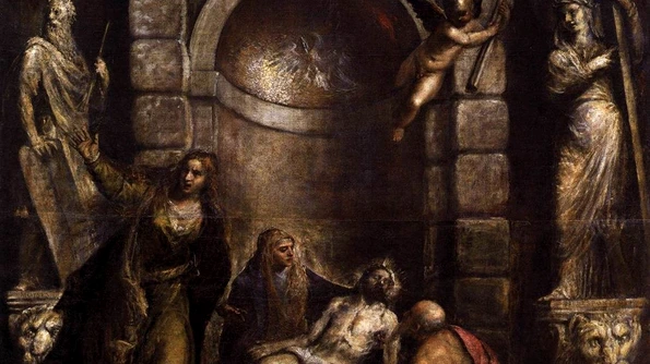 Pictură și divinitate Jacopo Bassano, Crucificarea lui Christos jpeg