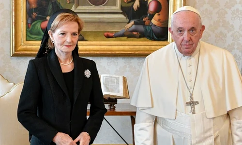 Papa Francisc și Majestatea Sa Margareta în 2022   Casa Majestății Sale jpeg