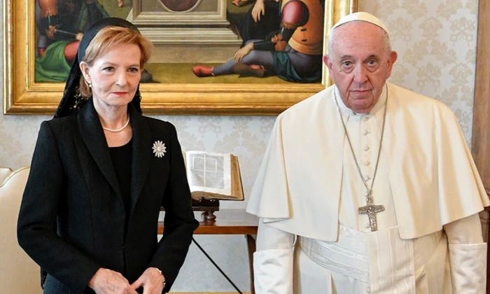 Papa Francisc și Majestatea Sa Margareta în 2022   Casa Majestății Sale jpeg