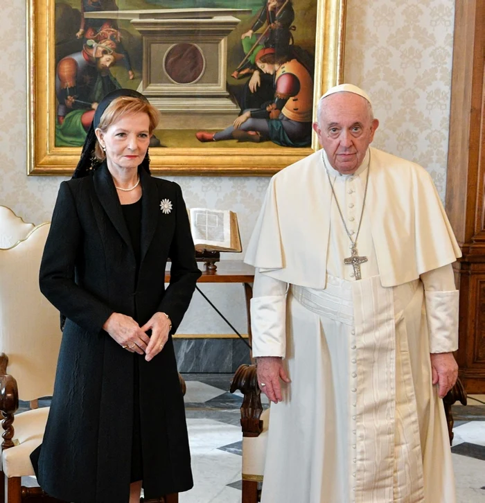 Papa Francisc și Majestatea Sa Margareta în 2022 Casa Majestății Sale jpeg