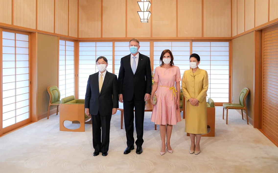 Klaus și Carmen Iohannis în Japonia
