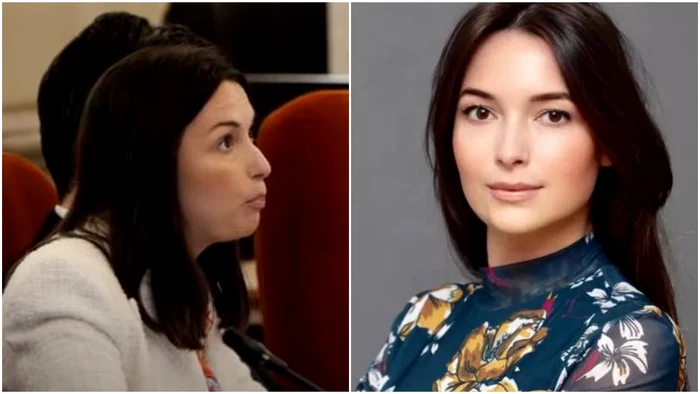 Catinca Nistor, șefa ISR Londra. Foto: colaj/captura Facebook