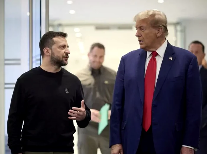 Volodimir Zelenski și președintele Trump FOTO: Profimedia