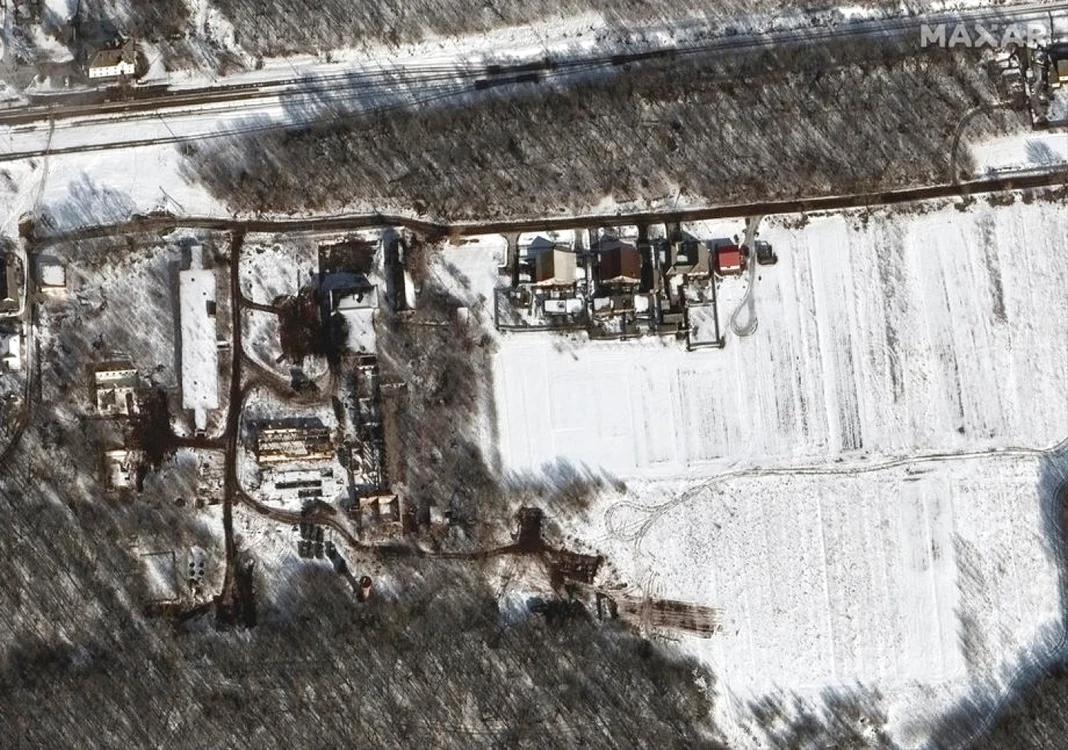 Satelit Ucraina Rusia FOTO EPA-EFE/Maxar Technologies 2022