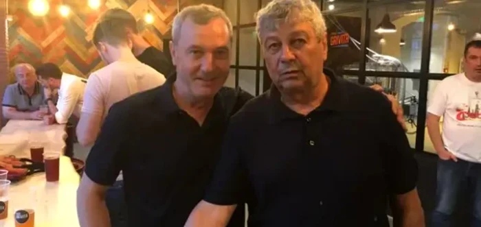 Mircea Rednic și Mircea Lucescu  Foto/Facebook 