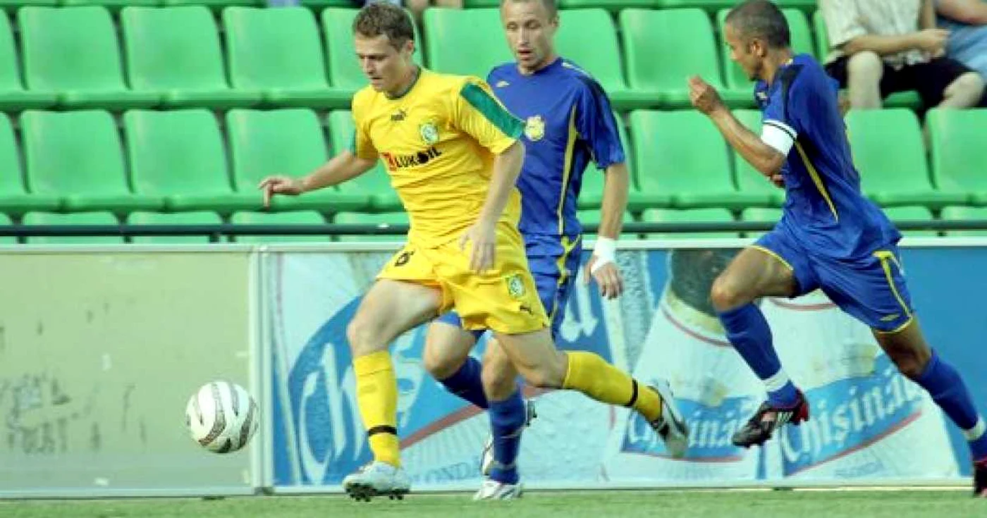 Mijlocaşul Alexandru Antoniuc de la Zimbru a jucat doar un meci la naţională. FOTO Zimbru.md