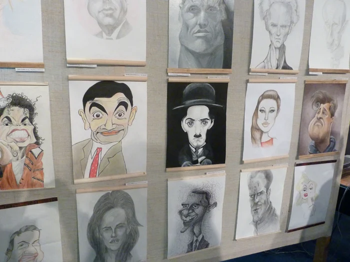 Expoziția de caricaturi grafice a fost lansată astăzi, în Terminalul Plecări