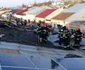 Incendiu Tecuci, 13 februarie. FOTO: ISU GL
