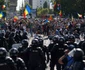 Ciocniri violente între forțele de ordine, fermieri și reprezentanți ai mișcărilor suveraniste, în București. FOTO Inquam Photos / George Călin