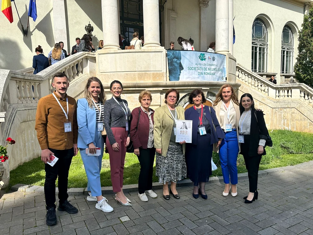 Neurologii din Sibiu medaliați cu aur pentru tratarea bolnavilor de AVC Foto SCJU Sibiu jpeg