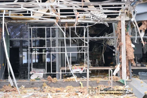 Atac în Zaporojie FOTO Administrația militară regională Zaporojie