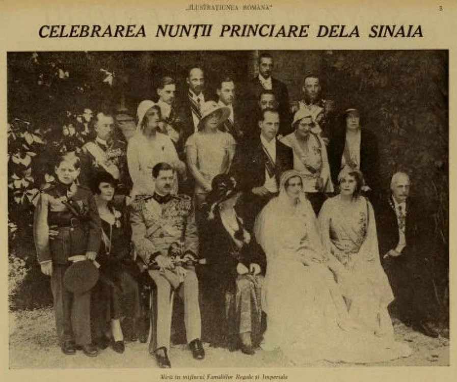 Imagini de la nunta Principesei Ileana, sora regelui Carol al II-lea cu Arhiducele Anton de Habsburg au deschis prima pagină a revistei Ilustraţiune Română în august 1931 FOTO digitool.dc.bmms.ro