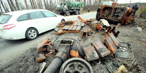 50 de zile de război dintre Ucraina - Rusia Dmytrivka . FOTO Profimedia