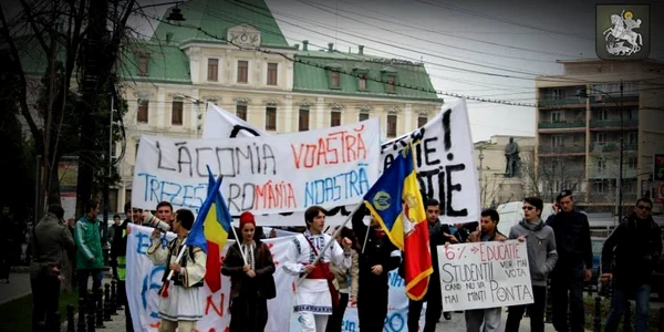 liga studentilor iasi protest
