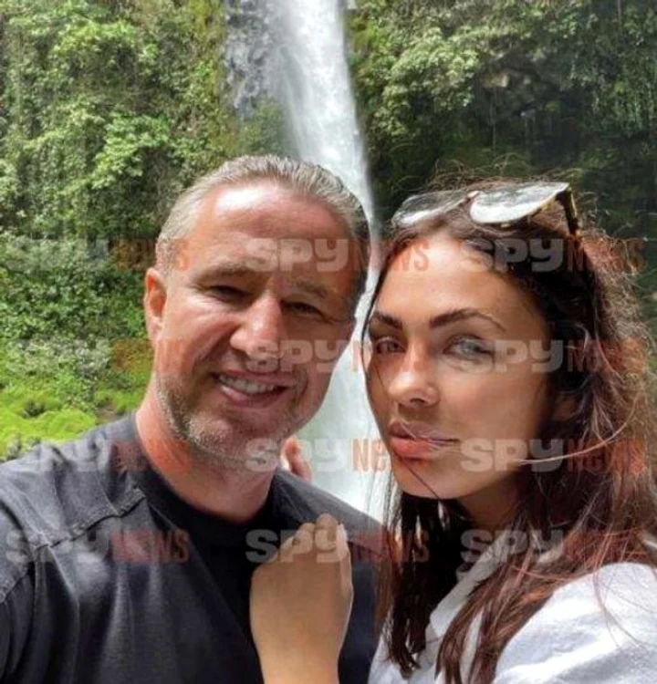 Corina și Laurențiu, imagini tandre, la muntefoto: Spynews.ro