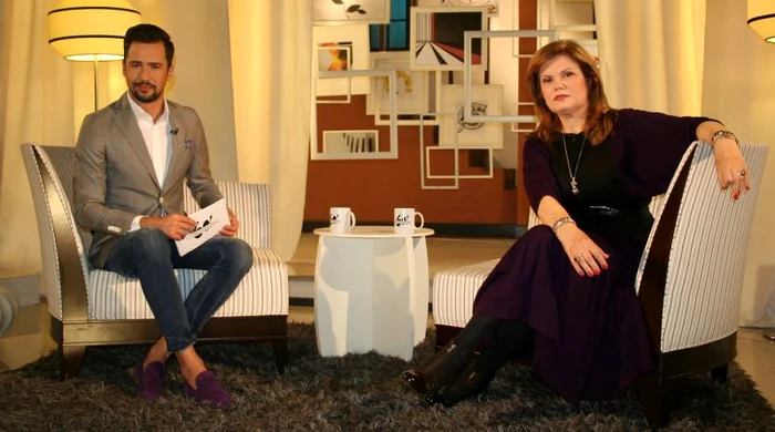 Actriţa a fost invitata lui Alexandru Constantin 