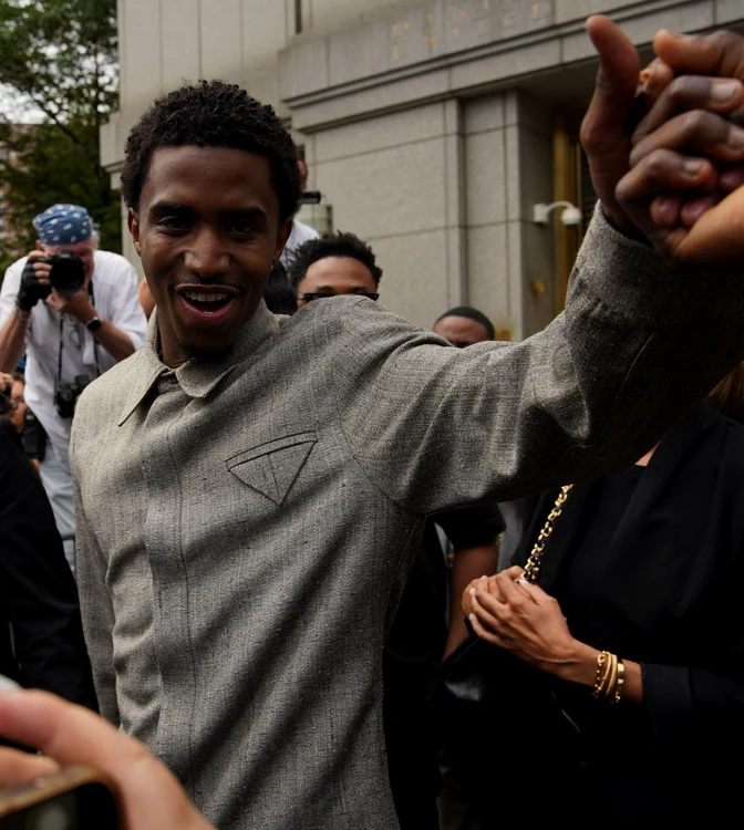 King Combs, fiul lui Diddy, i-a fost alături la proces (Foto: Profimedia)