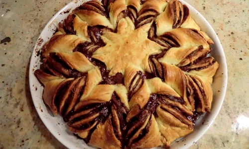 cozonac floare cu nutella jpeg