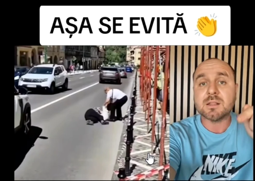 Tavi Perţea analizează reacţiile şoferilor care se trezesc brusc cu un pieton în faţa maşinii.