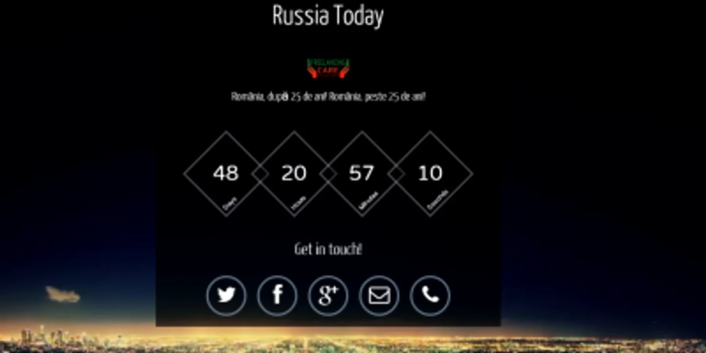 Lansarea Russia Today în limba română a fost amânată