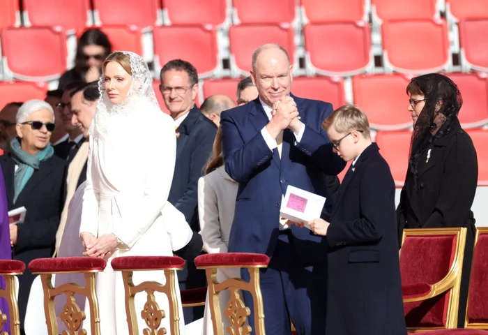 Charlene, Albert, Jaques, Gabriella, Papa Leon martie 2026, Profimedia (2) jpg